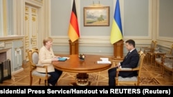 Переговоры Владимира Зеленского и Ангелы Меркель в Киеве, 22 августа 2021 года