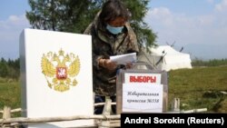 Glasanje u jednom od sela istočnog Sibira