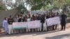 د عمران خان کور مخې ته د روغتیا کارکوونکو مظاهره
