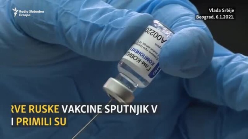 Zvaničnici Srbije vakcinisani ruskom vakcinom
