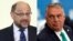 Martin Schultz és Orbán Viktor