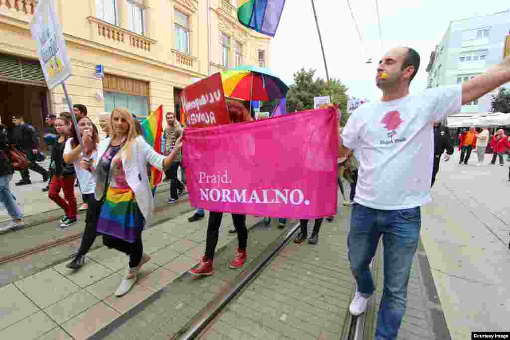 Zabranjenjena izložba o beogradskom i osječkom prajdu