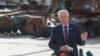 Lindsey Graham obraća se novinarima u svojoj poslednjoj poseti Kijevu, 10. jul 2026. 
