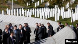 Srebrenisanyň golaýynda gecirilen matam çäresi, Potokari ýadygärlik merkezi, 11-nji noýabr, 2015