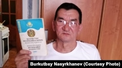 Житель города Сатпаев Буркутбай Насырханов, обвиняемый в участии в движениях «Демократический выбор Казахстана» (ДВК) и «Көше партиясы».
