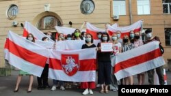 Акцыя салідарнасьці ў Санкт-Пецярбургу, архіўнае фота.