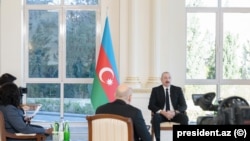 Azerbaijan - President Ilham Aliyev is interviewed by local TV channels-January 5, 2026.