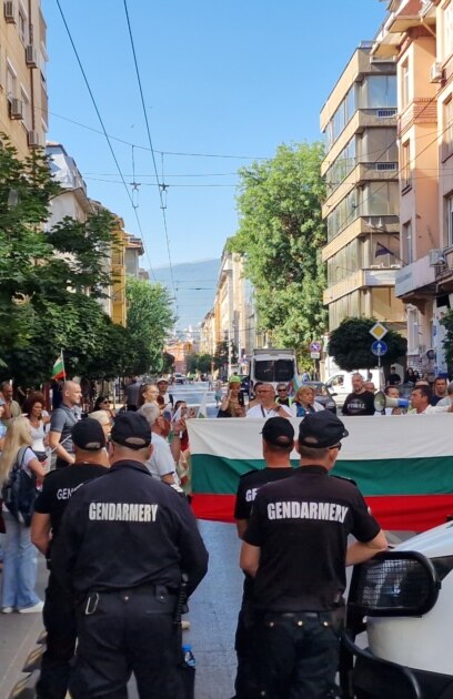 Районът около сградата на Европейската комисия ЕК на ул Георги