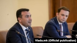 Премиерот Зоран Заев и министерот за надворешни работи Бујар Османи