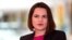 Belarusian opposition leader Svyatlana Tsikhanouskaya (file photo)