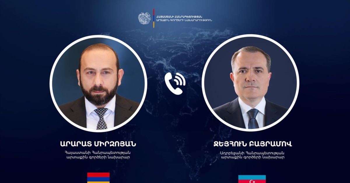 Armenian, Azeri FMs Discuss ‘Regional Issues’ In Latest Phone Call