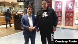 Sharofiddin Gadoev at the Frankfurt Airport on March 2