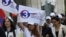Armenia - Members of the opposition Strong Armenia bloc campaign for the June 7 parliamentary elections in Yerevan, May 8, 2026. 