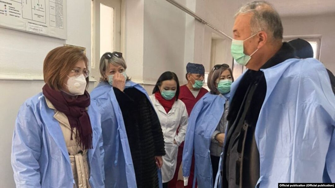 Жыпариса Рысбекова Сокулук райондук ооруканасында. 