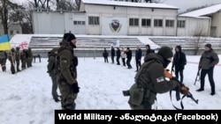 «Грузинський легіон» на тренуваннях. Україна, 31 січня 2022 року