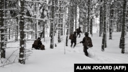 Fransa hərbçiləri Estoniya ordusunun düşərgəsində təlimlərdə