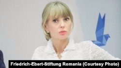 Victoria Stoiciu pe vremea când coordona proiectele Fundației Friedrich-Ebert-Stiftung în România.