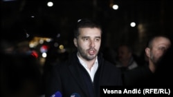 Programski direktor pokreta "Kreni - Promeni" Savo Manojlović kandidat je za gradonačelnika Beograda. Na fotografiji 3. februara 2022.