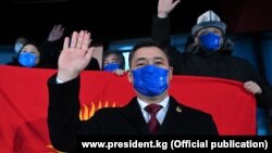 Президент КР на церемонии открытия зимних Олимпийских игр в Пекине, 4 февраля 2022 года