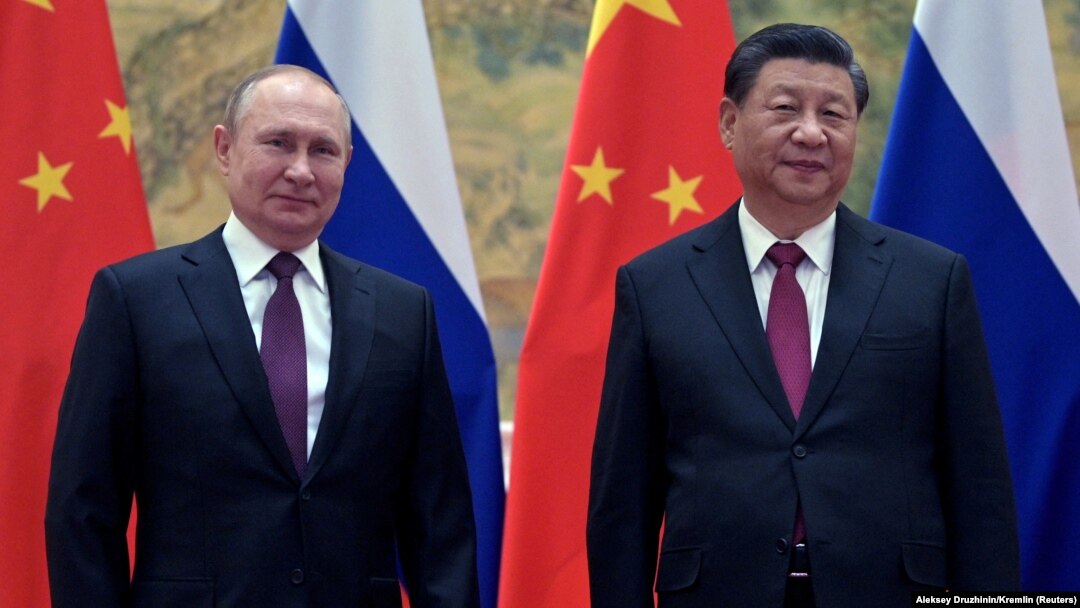 Russian President Vladimir Putin meets with Chinese President Xi Jinping in Beijing on February 4. The Ukraine crisis is a test for Beijing and Moscow’s warming ties -- one that analysts believe China and Russia will pass.
