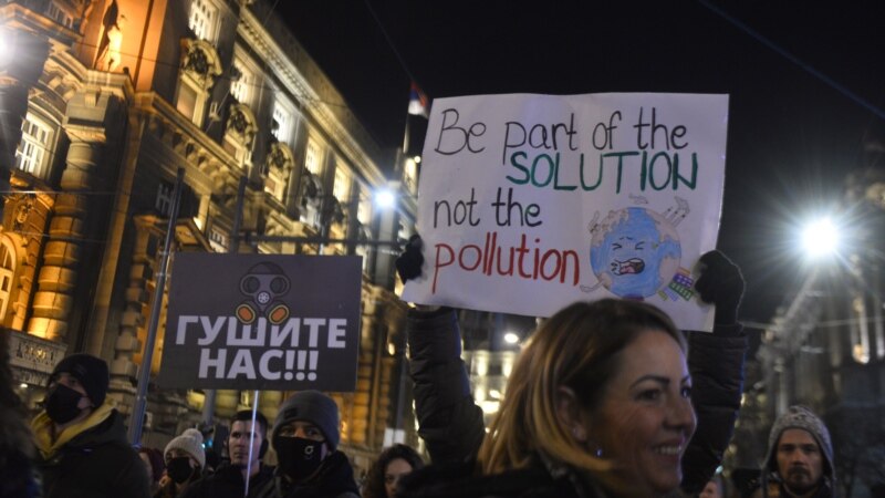 U Beogradu održan još jedan protest za čist vazduh