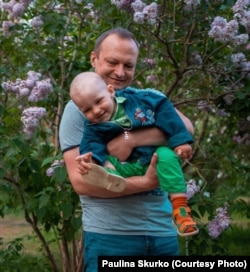 Андрэй Скурко з сынам Тамашом