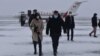 Canadian Defense Minister Anita Anand arrives in Kyiv on January 30.