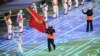 Бээжин шаарындагы Кышкы Олимпиада-2022 оюндарынын ачылышы. Кыргызстандын атынан катышып жаткан спортчу Максим Гордеев.