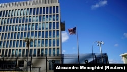 აშშ-ის საელჩო ჰავანაში. 12 დეკემბერი, 2017.