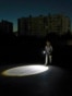 A woman walks with a flashlight during a blackout in the western Crimean city of Yevpatoria on July 5.<br><br>A series of Ukrainian drone strikes targeting Crimea's electricity grid over the past week has caused sweeping blackouts through much of the Russian-occupied peninsula.