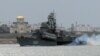 Ukraine -- A Russian Navy ship arrives at the harbor of Sevastopol, Crimea, March 6, 2014