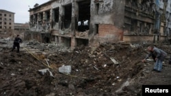 Aftermath of a Russian missile attack in Kharkiv (file photo)