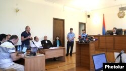 Armenia -- Former President Robert Kocharians speaks during a Court of Appeals hearing in Yerevan, June 12, 2019.