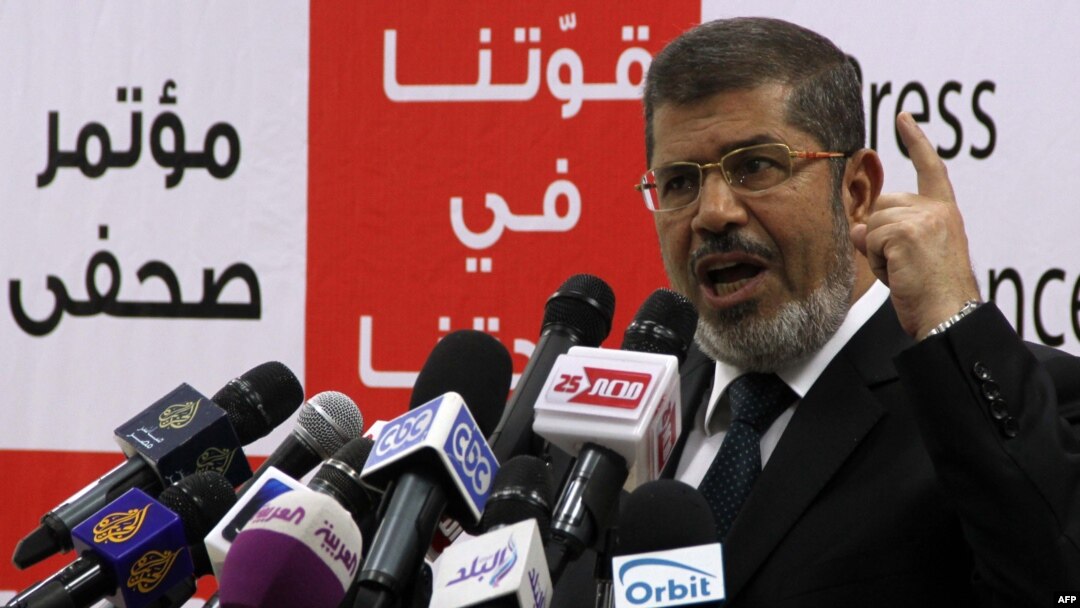 Muslim Brotherhood presidential candidate Muhammad Mursi