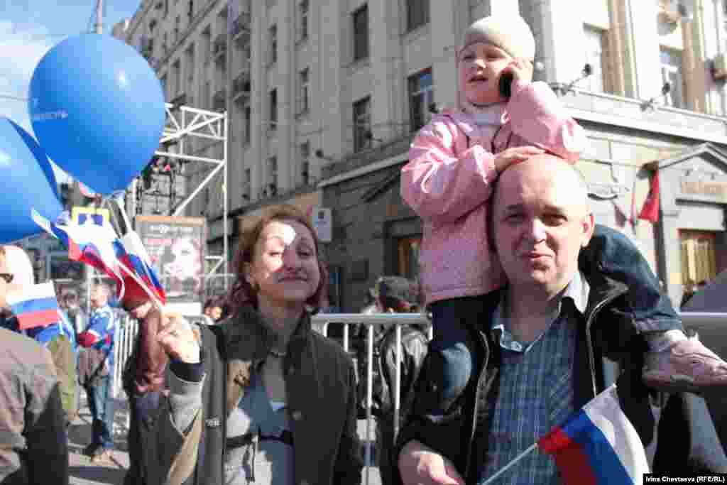 Moskvada hakim partiyanın 1 May aksiyası.&nbsp;