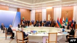 Kazakhstan - A summit of leaders of the Eurasian Economic Union member states, Astana, May 29, 2026.