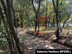  Кадър от парка, измит от доброволците 