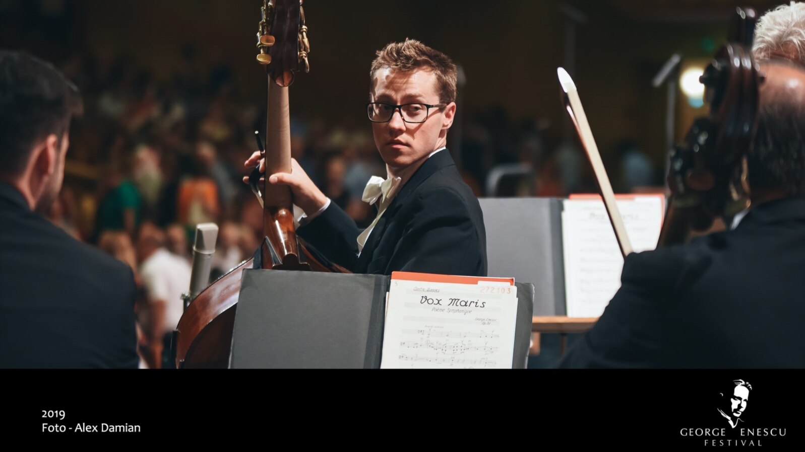 Partitura de la Vox Maris, lucrare enesciană interpretată în festival de London Symphony Orchestra