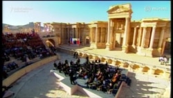 Putin Watches From Afar As Russian Orchestra Plays In Syria