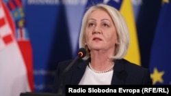 Borjana Krišto na konferenciji za medije 8. 6. 2026.