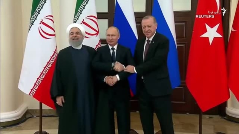 نشست مجازی سران ایران ترکیه و روسیه درباره سوریه
