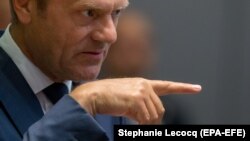 Donald Tusk la summitul UE de la Bruxelles