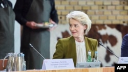 Ursula von der Leyen la Universitatea din Aarhus, pe 3 iulie 2025.
