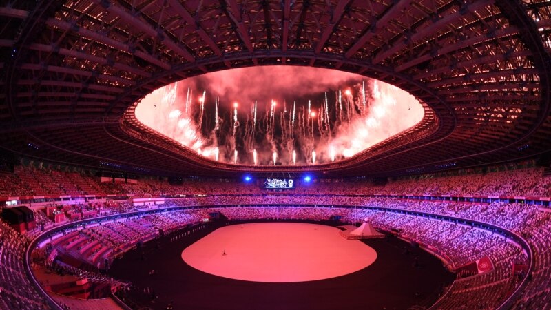 Олимпиада-2020: церемония открытия Игр в Токио (фотогалерея)