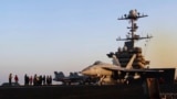 Lansiranje aviona sa američkog nosača USS Harry S. Truman u Crvenom moru prije zračnih napada u Sani, Jemen, 15. marta.