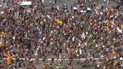 Over 100,000 March In New York For Climate Change Action