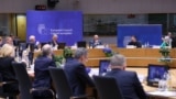 Președintele ucrainean Volodimir Zelenski a venit la Bruxelles pentru a le prezenta liderilor europeni planul său de victorie, 17 octombrie 2024.