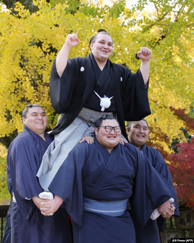 Yavhusishyn celebrates a promotion in rank in November 2025.