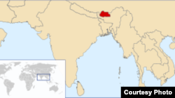 Ilustracija: Butan na mapi 