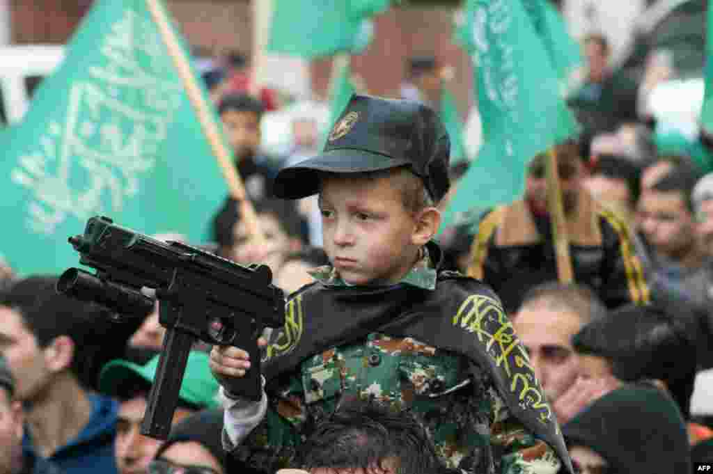 Protesti u Hebronu, 23. novembar 2012. Foto: AFP / Hazem Baderm 